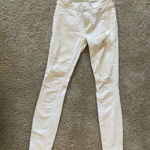 Hollister Women's White Jeans